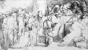 医師の間のイエス・キリスト 作： Rembrandt van Rijn